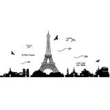 Sticker Decorativ, Turnul Eiffel dimensiune 185x70cm, MaffStuff®