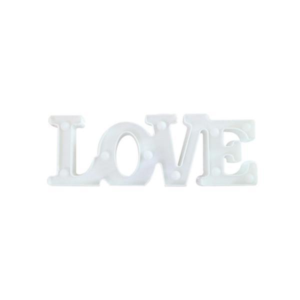Veioza led love alba, maffstuff®