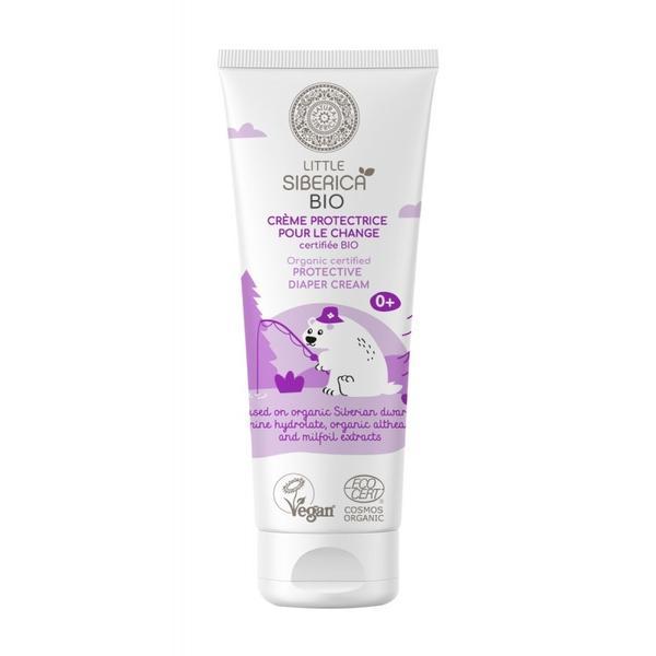 Crema bio pentru iritatii scutec cu extract de nalba, - little siberica, 75ml