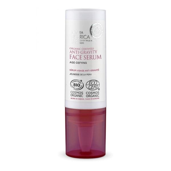 Serum lifting si intinerire Anti-Gravity cu hidrolat de snow cladonia, Natura Siberica, 15ml esteto.ro imagine noua