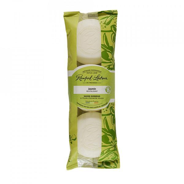 Set 3 sapunuri naturale iasomie Rampal Latour, 3x150g