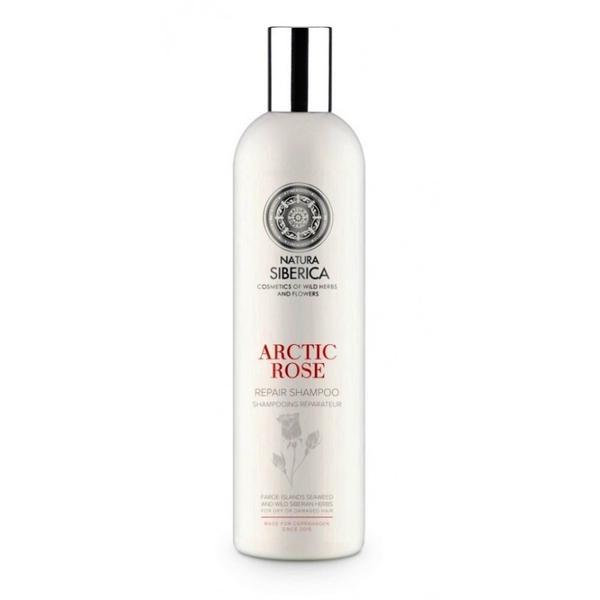 Sampon reparator pentru par uscat sau deteriorat arctic rose, copenhagen - natura siberica, 400ml
