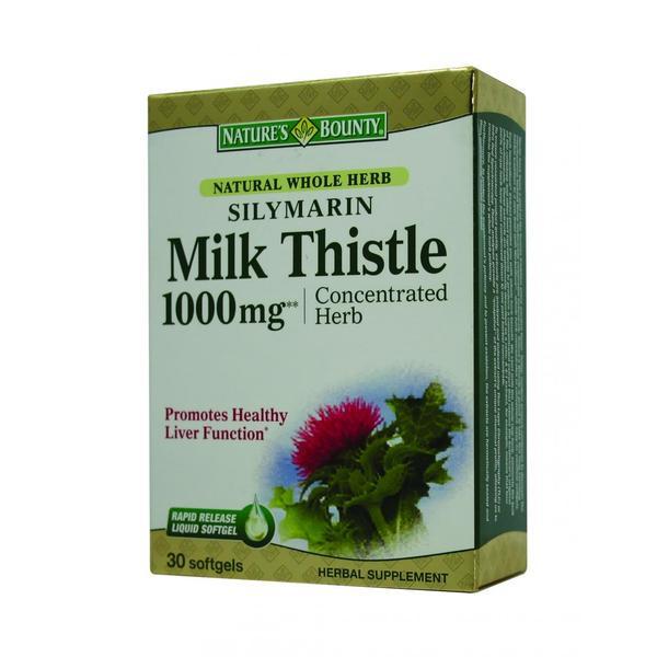Short life - silymarin milk thistle 1000 mg natures bounty walmark, 30 capsule