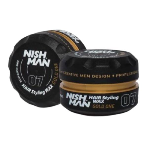 Ceara de par nishman07 hair styling wax gold one - schwarz xl,150ml