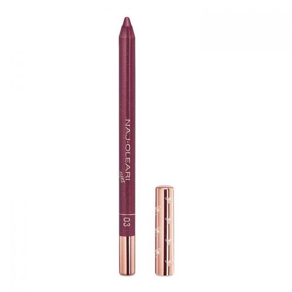 Creion de ochi 03 pearly burgundy, luminous eye pencil, naj oleari,1.12g