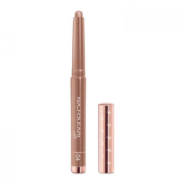 Fard de pleoape rezistent 04 golden brown, absolute stay eyeshadow, naj oleari, 1.4g