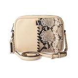 Geanta, Victoria's Secret, The Victoria Top Zip Crossbody, Sand Python