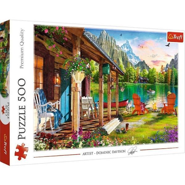 Puzzle 500. cabana din munti