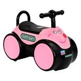 Premergator de impins, Masinuta roz Peppa Pig cu lumini colorate, muzica si compartiment de stocare sub sezut, OEM