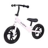 Bicicleta de echilibru pentru incepatori, Bicicleta fara pedale pentru copii intre 2 si 5 ani, Alba, Oem