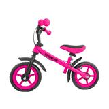 Bicicleta fara pedale pentru copii 2-6 ani, 12 inch, Roz, cu frana de mana si sezut reglabil, Oem