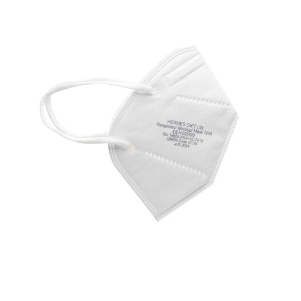 Masca de protectie respiratorie tip 2R, Hermes Gift, 5 straturi, Alba, 1 buc
