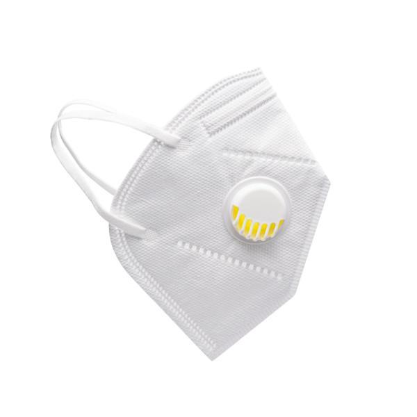 Masca de protectie respiratorie, hermes gift, n99 cu valva, 5 straturi, albe, 1buc
