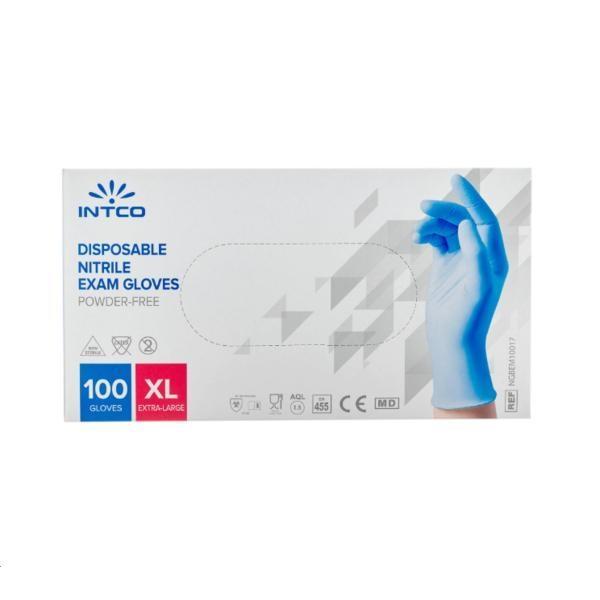 Manusi de unica folosinta, intco, medicale, nitril, xl, 100buc