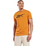 Tricou barbati Reebok Elevated Graphic GS4211, S, Portocaliu