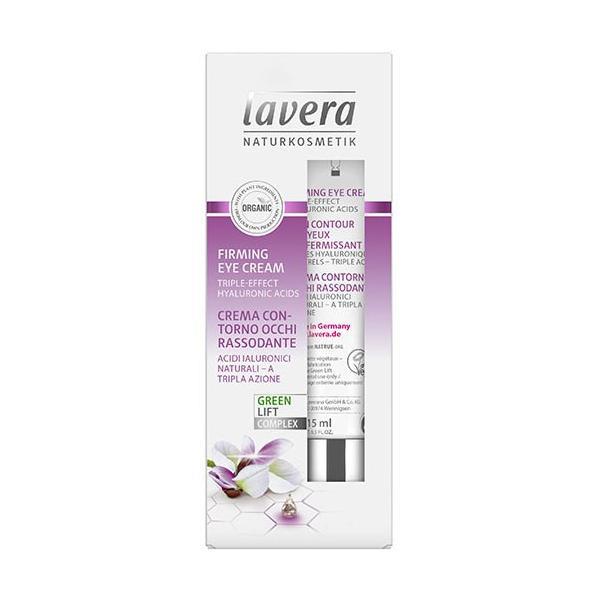 Crema antirid ochi cu ulei de karanja si acid hialuronic lavera, 15 ml