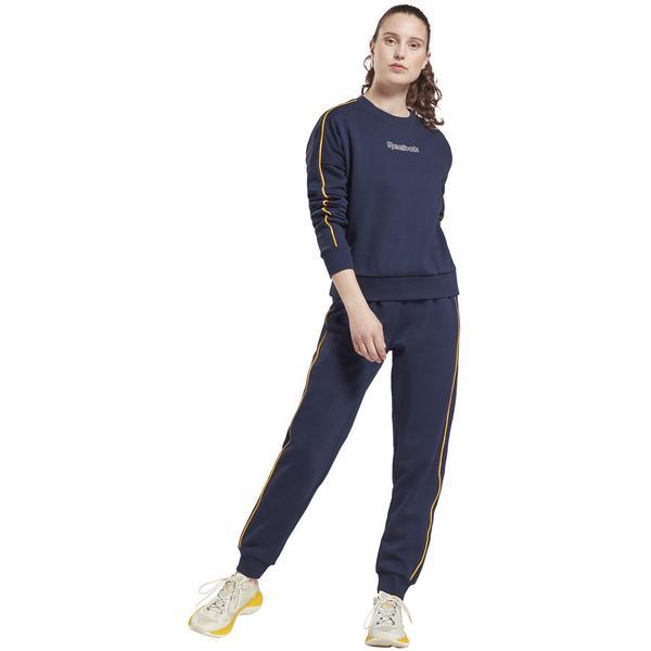 Trening femei reebok piping gs9354, m, albastru