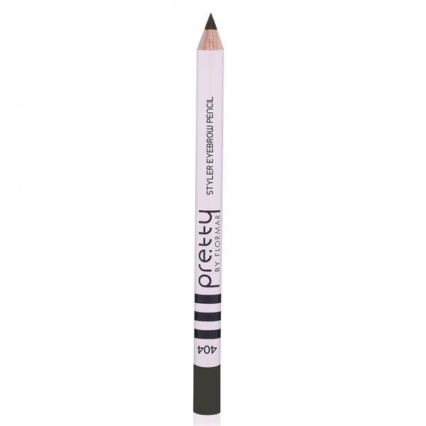 Creion sprancene Pretty by Flormar Dark Brunette 404 esteto.ro Machiaj