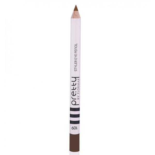 Creion ochi Pretty by Flormar Styler Chocolate Brown 109 esteto.ro imagine noua