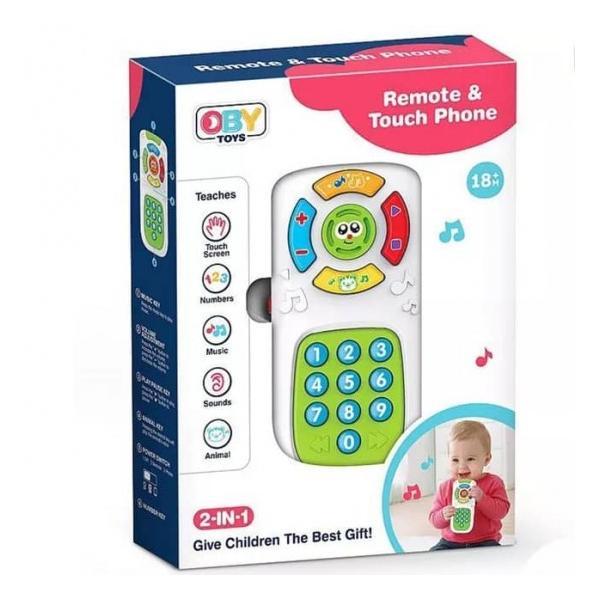 Telefon si telecomanda pentru copii,7toys
