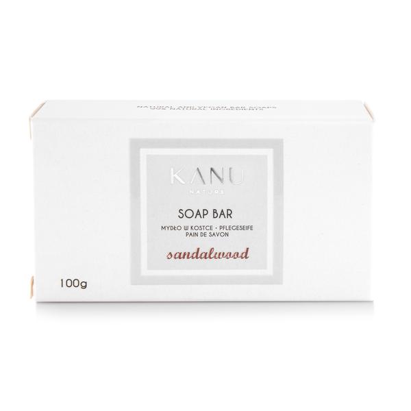 Sapun Natural cu Lemn de Santal – KANU Nature Soap Bar Sandalwood , 100 g