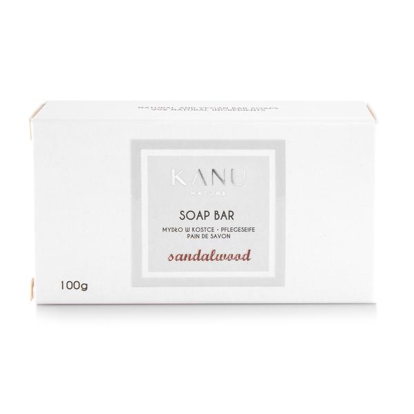 Sapun Natural cu Lemn de Santal - KANU Nature Soap Bar Sandalwood, 100 g