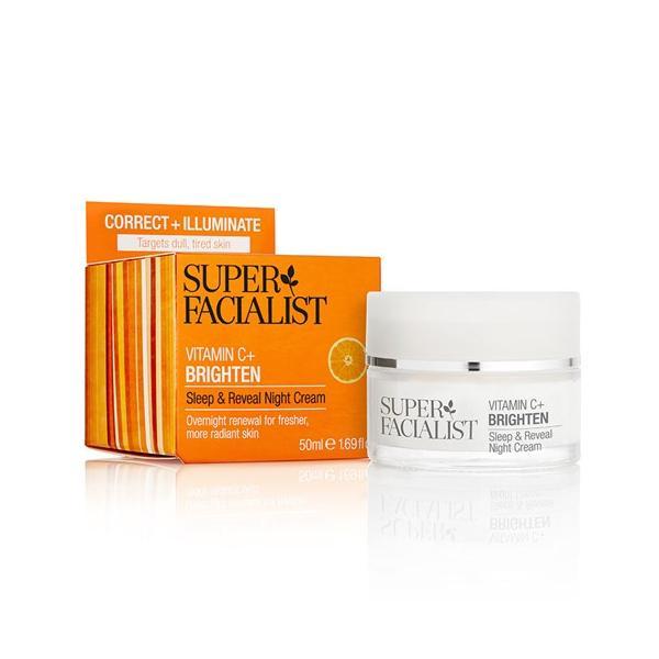 Super Facialist Vitamin C Sleep & Reveal Night Cream, crema fata, 50ml