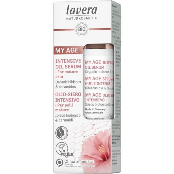 Ser uleios intensiv pentru ten matur cu hibiscus si ceramide my age, lavera, 30 ml