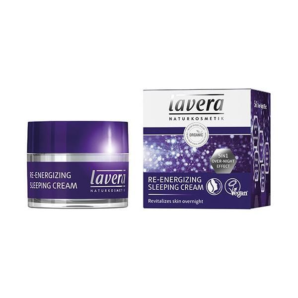 Crema de noapte 5 in 1 Re-Energizing Sleeping Cream Lavera, 50 ml esteto.ro imagine noua