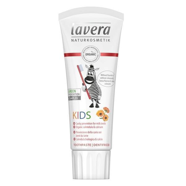 Pasta de dinti bio pentru copii cu galbenele si calciu, lavera, 75 ml