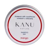 Sampon si Balsam Solid 2 in 1 cu Mango in Cutie de Metal - KANU Nature Shampoo Bar with Conditioner Mango, 75 g
