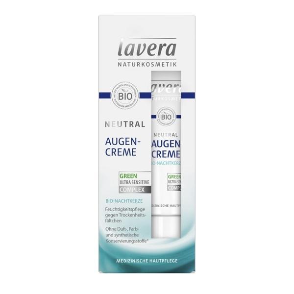 Crema de ochi pentru ten sensibil alergic intolerant Neutral, Lavera, 15 ml esteto.ro imagine noua