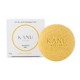 Sampon Solid cu Pina Colada in Cutie de Carton pentru Par Uscat si Deteriorat - KANU Nature Shampoo Bar for Dry and Damaged Hair Pina Colada, 75 g