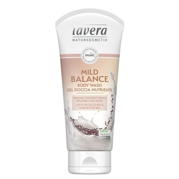Gel de dus mild balance cu lapte de cocos si chia, lavera, 200 ml