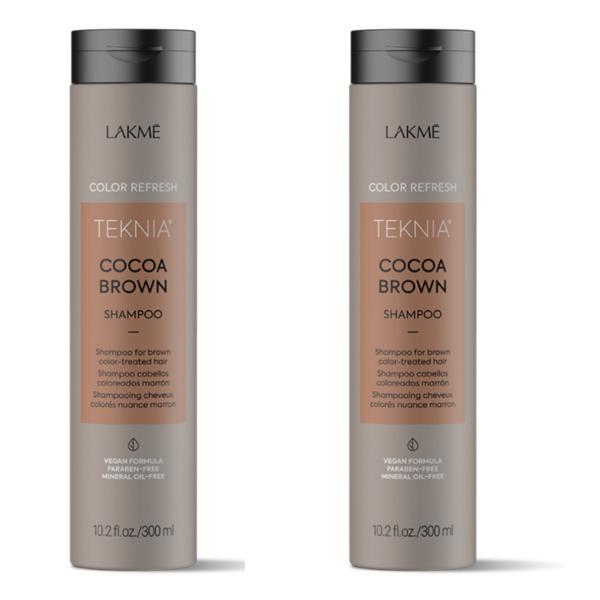 Set cadou refresh cocoa brown 2x sampon 300ml