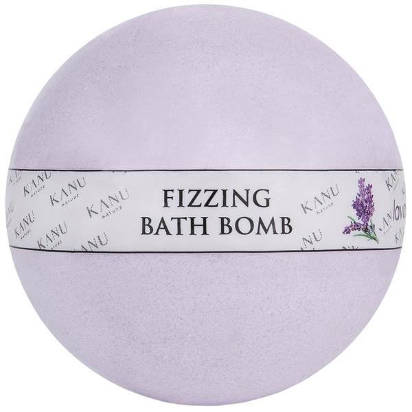 Bila Spumanta de Baie cu Lavanda – KANU Nature Fizzing Bath Bomb Lavender, 160 g esteto.ro
