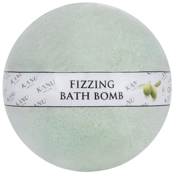 Bila Spumanta de Baie cu Masline – KANU Nature Fizzing Bath Bomb Olive, 160 g esteto.ro