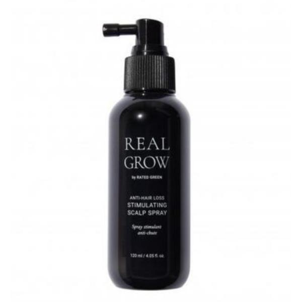 Spray stimulator pentru scalp Rated Green Real Grow Anti Hair Loss Stimulating, 120 ml esteto