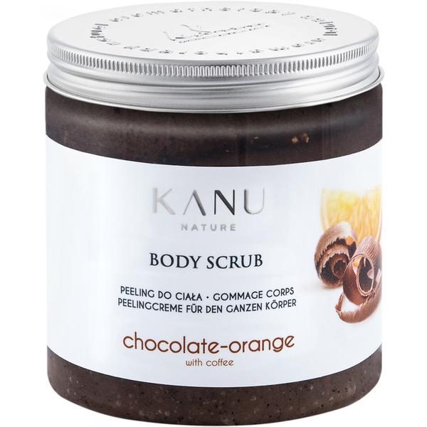 Exfoliant Corporal cu Portocale, Ciocolata si Cafea – KANU Nature Body Scrub Chocolate-Orange with Coffe, 350 g 350