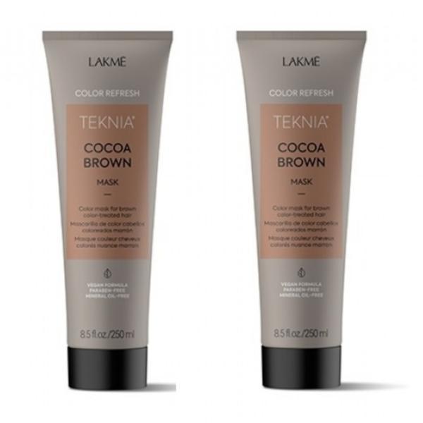 Set cadou refresh cocoa brown 2 x tratament reimprospatarea culorii 250ml 