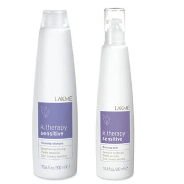 Set Cadou pentru scalp si par sensibil, Lakme, K.Therapy Sensitive Sampon 300ml + Balsam 300ml 300ml+
