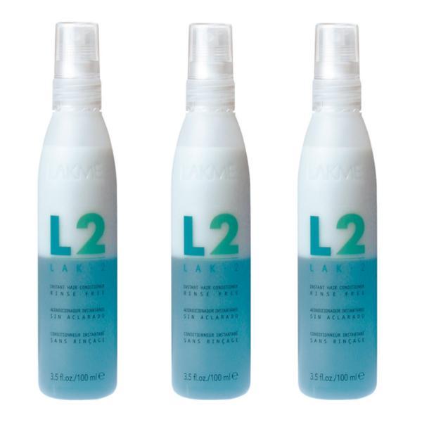 Set cadou pentru par usor de pieptanat, lak 2 conditioner 3x balsam 100ml