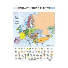 Harta politica a Europei - Plansa A2, editura Aramis