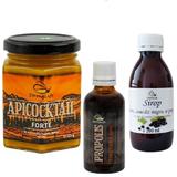 Pachet imunitate Forte by Dr. Ing. Cornelia Dostetan Abalaru apicultor - 475g ( 1 x ApiCocktail Forte - 225g, 1 x Sirop de Coacaze negre si propolis cu miere - 200ml, 1 x Tinctura de Propolis 30% - 50ml )