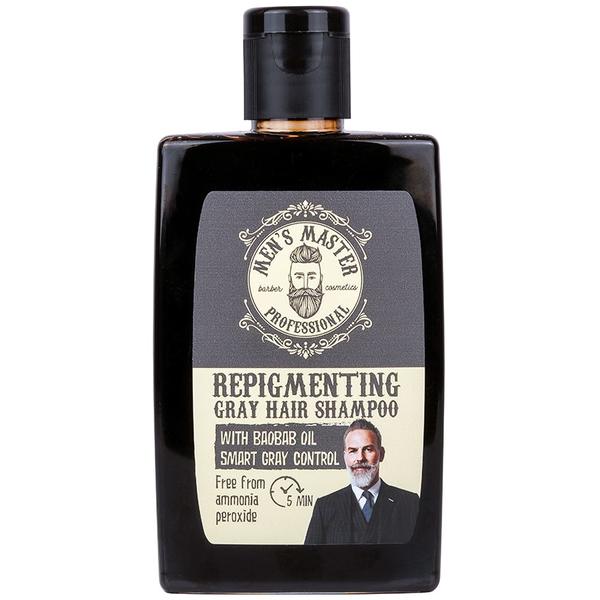Sampon Nuantator pentru Barbati Men's Master Professional Repigmenting Gray Hair Shampoo Rosa Impex, 120 ml 120
