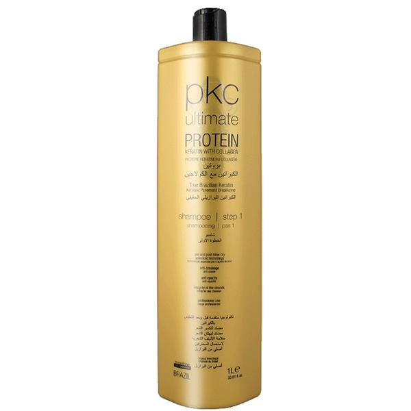 Sampon pentru Par Gros si Rezistent Pas 1 - PKC Ultimate Protein Shampoo Step 1, 1000 ml