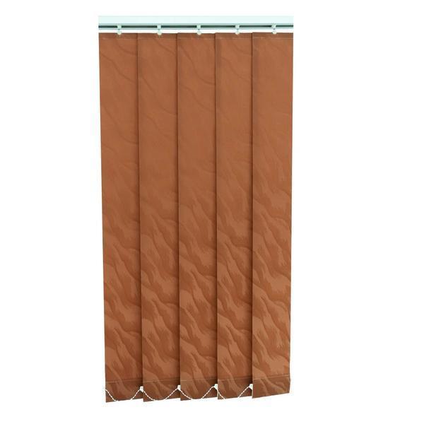 Jaluzele verticale maro inchis 140 cm x 245 cm