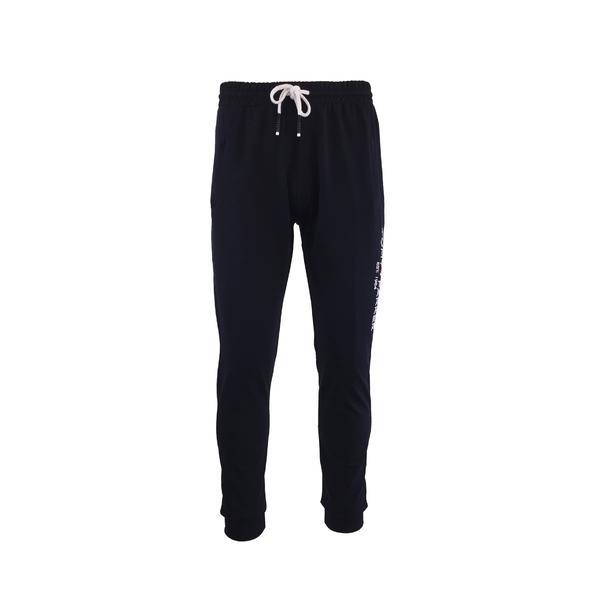 Pantaloni trening barbat, 2 buzunare laterale si un buzunar la spate cu fermoare, culoare albastru, m