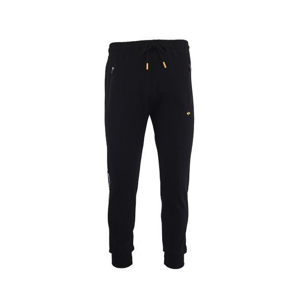 Pantaloni trening barbat, culoare neagra, 2 buzunare laterale si un buzunar la spate cu fermoare, m