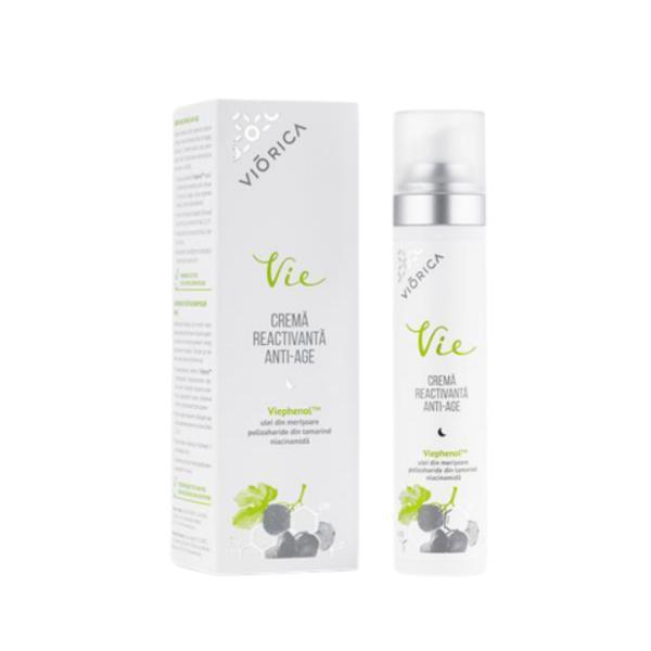 Crema reactivanta Anti-Age de noapte, Viorica Vie, 50 ml Anti-age imagine pret reduceri